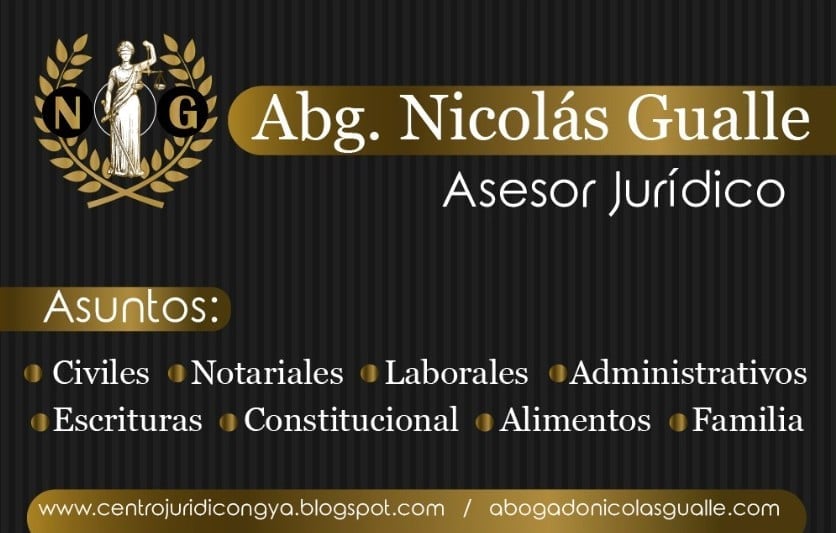 Abogado Nicolás Gualle